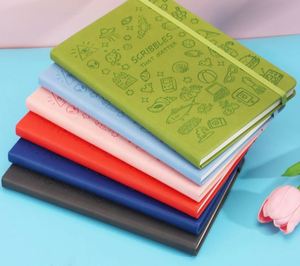 High Quality Custom Personalized Cartoon Journal <b>Leather</b> Cover Notebook with <b>Stamp</b> and Strap for Promotions - Product Image 2
