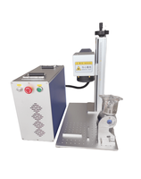 Machine de gravure laser sur métal Raycus JPT 50W 100W Max avec tête Gavol, machine de marquage laser à fibre 30W avec LightBurn