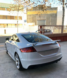 FRP trasero Spoiler tronco doble cubierta ala labio para <span class=keywords><strong>Audi</strong></span> TT <span class=keywords><strong>MK2</strong></span> 8J <span class=keywords><strong>TTS</strong></span> Coupe 08-14 - Product Image 4