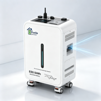 Système de stockage d'énergie solaire tout-en-un Plug & Play 6200W 5kWh avec batterie LiFePO4 et roues pour camping-car et usage domestique