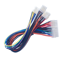 Kabel Splitter Molex 5557 Seri 24Pin ke Triple 8Pin Kustom Pabrik, Kabel Adaptor Terminal Daya Pitch Baris Ganda 4.2mm