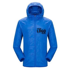 Wholesale Custom Logo Outdoor Windbreaker, Promotional 100% Polyester Sun Protection Waterproof <b>Jacket</b> - Product Image 4