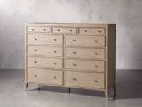 Meubles de rangement de chambre à coucher de luxe de style américain de haute qualité Commode à onze tiroirs