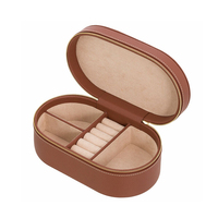 Boîte à bijoux personnalisée avec logo, boîte de rangement pour maquillage de voyage, boîte à bijoux en cuir de haute qualité avec fermeture éclair, organisateur de bijoux