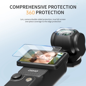 สําหรับ DJI <span class=keywords><strong>OSMO</strong></span> <span class=keywords><strong>Pocket</strong></span> 3 STARTRC <span class=keywords><strong>2</strong></span> ชิ้น <span class=keywords><strong>2</strong></span> ใน 1 กระจกนิรภัยเลนส์ + ฟิล์มหน้าจอ - Product Image 4