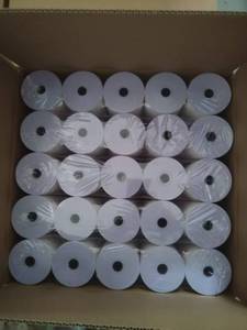 Sunkey kustom ukuran 3 lapis 3 "X 65" NCR komputer terus menerus kertas karbon gulungan dalam lembar - Product Image 2