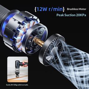 Aspirateur de voiture sans fil à aspiration super puissante, aspirateur portable sans sac, souffleur intégré, batterie au lithium - Product Image 3