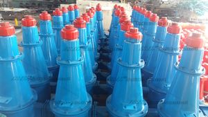 Hidrociclón Cónico para Uso en Altas Temperaturas, Exterior de Hierro, Interior de Material PU, 12 Pulgadas, FX300 - Product Image 5