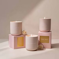 Bougie parfumée MW de qualité supérieure, faite à la main, réutilisable, durable, écologique, en cire de soja, pilier aromathérapeutique, cadeau de Noël pour la maison