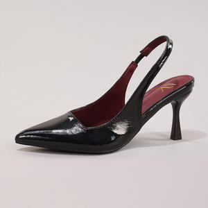 Modernas Sandalias de Tacón Bajo con Punta Cuadrada y Tira Trasera para Mujer, Zapatos de Satén para Boda de Verano - Product Image 4