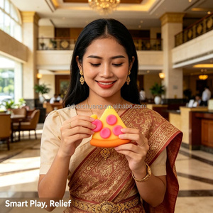 En gros, Boîte mystère de jouets sensoriels souples et élastiques en forme de pizza pour femmes, ensemble portable pour le soulagement du stress quotidien - Product Image 2