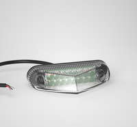 Luz Trasera LED Compacta 4 en 1 KS22-010-INT-S, Luz Trasera/Freno/Intermitente/Placa, 12V, para Motocicleta, Scooter, ATV