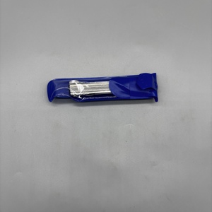 Conjunto de Calibradores Industriais de 32 Lâminas em Latão e Aço Inoxidável com Marcação Dupla, Medidor de Espessura de Válvulas Métrico, Resolução de 0.1um e 0.01 - Product Image 2