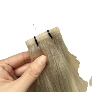 2023High Quality Machine Hair Weft Sewing Making Invisible Seamless Weft European Double Flat Weft One Vendors Remy Hair