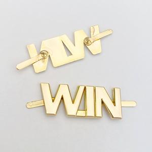 Accessoire de sac à main de forme personnalisée avec logo en métal pièces et accessoires de sac de lettres - Product Image 3