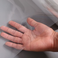 Film de projection holographique 3D transparent DADAO DDHG-03 de 8 mètres de large, Mylar brillant souple de 100 microns avec revêtement nano
