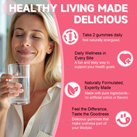 Gummies de collagène et biotine en gros, marque privée OEM, avec vitamines C et E, suppléments pour la hydratation des cheveux, de la peau et des ongles, et le soutien des articulations