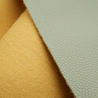 Cuir artificiel en PU souple de 1.0mm d'épaisseur-Motif caviar, support brossé, surface lisse, adapté à la fabrication de bagages