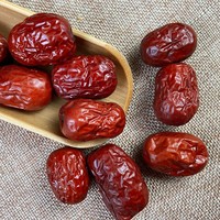 Dattes rouges biologiques entières Jujube 16-24mm, fruits chinois de haute qualité, goût sucré, préservées dans l'eau, séchées, procédé AD, emballage sous vide