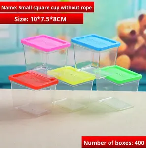 Grande, moyenne, petite boîte de transport et d'élevage pour animaux de compagnie transparente portable, réservoir pour tortues, <span class=keywords><strong>cage</strong></span> fermée pour hamster - Product Image 4