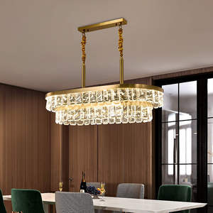 High Quality Pendant Lights Nordic Bedroom Dining Room Ceiling Light Luxury Crystal <b>Chandelier</b> - Product Image 4