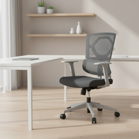 Nouveau produit : Chaise ergonomique moderne en maille, confortable pour le bureau à domicile et la sieste, chaise d'ordinateur double usage pour e-sport, respirante et pivotante
