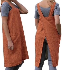 <span class=keywords><strong>Tablier</strong></span> personnalisé Beckon à bretelles croisées pour femme avec poches, style <span class=keywords><strong>japonais</strong></span>, idéal pour le travail, le jardinage, la cuisine, la peinture et la pâtisserie - Product Image 3