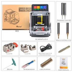 Xhorse Condor XC-<span class=keywords><strong>Mini</strong></span> Plus II Machine à découper les clés Plus Lecteur de clés XDKP00GL Lame <span class=keywords><strong>Skimmer</strong></span> Dispositif d'identification des clés - Product Image 4