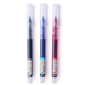 Kapasitas besar cepat kering 0.5mm lurus langsung cair Gel pena alat tulis siswa warna Gel pena - Product Image 2