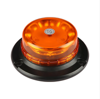 CE 12V-24V Rotierende Blinkende LED-Warnleuchte Bernsteinfarbene Kuppel Notfall-Stroboskop-Warnleuchte für Baufahrzeuge Sicherheit