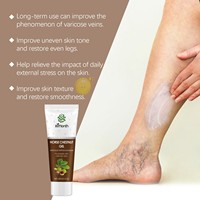 Crème hydratante à base de plantes pour le soin des varices, soulage la fatigue des jambes et le stress, application corporelle