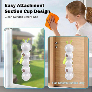 Juguete Interactivo para Gatos con Forma de Oruga, Simulación de Trayectoria Biológica, Juguete Inteligente con Plumas y Ventosa, Tendencia <span class=keywords><strong>2026</strong></span> - Product Image 6