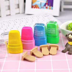 批发学生文具创意冰棒形状橡皮擦卷笔刀二合一套装 - Product Image 4