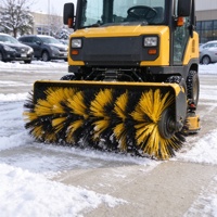 Brosse à neige industrielle à rouleaux, taille personnalisée, poils en nylon, brosse rotative pour le déneigement des autoroutes