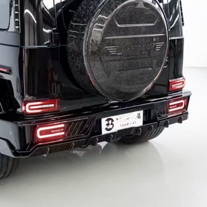 Kit carrosserie en fibre de carbone sèche forgée 2024 2025 W465 <span class=keywords><strong>G63</strong></span> style MS, capot, pare-chocs avant et arrière, élargisseurs d'ailes, aileron GT pour Mercedes Benz W465 - Product Image 6