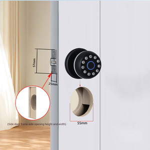 <b>Smart</b> Aluminum Alloy Fingerprint Door <b>Lock</b> Keyless Entry with Tuya App Control for Home & Bedroom for Wood Door - Product Image 6
