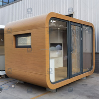 Maison capsule d'habitation de luxe mini cabine Apple maison en conteneur maison préfabriquée en conteneur