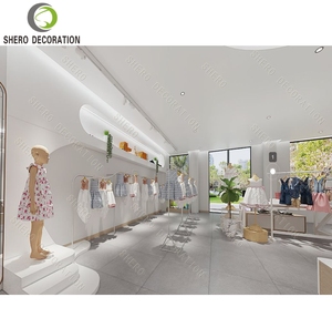 Exhibidores de Ropa para Niños, Exhibidores de Ropa Metálicos Personalizados, Muebles para Tiendas de Ropa, Diseño de Muebles para Tiendas de Bebés - Product Image 1