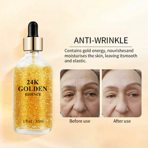 OEM Private Label Alta Qualidade Hidratante iluminar a pele <span class=keywords><strong>Pure</strong></span> Gold Foil <span class=keywords><strong>Serum</strong></span> 24k essência ouro - Product Image 5