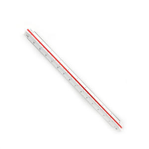 Règle triangulaire de haute qualité de 30 cm, règle d'ingénierie, 3 couleurs, design en plastique pour les dessinateurs et les étudiants - Product Image 3