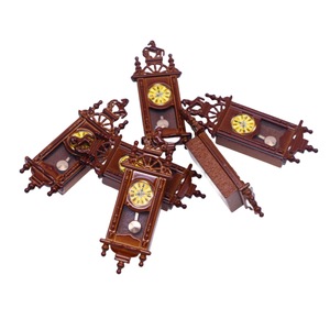 Simulation de maison de poupée de l'ancienne horloge pendule romaine pendentif scène miniature accessoires décoration modèle maison de poupée accessoires artisanat - Product Image 5