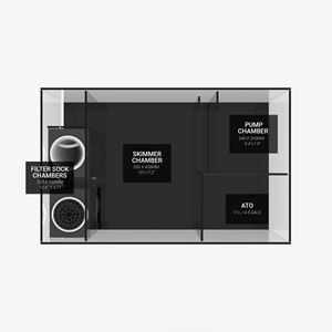 120cm <span class=keywords><strong>4ft</strong></span> 105 gallons Ultra clair verre à faible teneur en fer peu profond océanique Aquarium aquariums ensemble puisard pour salon de bureau extérieur - Product Image 6