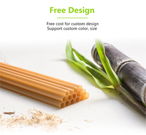 Paja Biodegradable de <span class=keywords><strong>Agave</strong></span>, Bagazo de Caña de Azúcar, Respetuoso con el Medio Ambiente, Paja Desechable para Beber Caña de Azúcar - Product Image 3