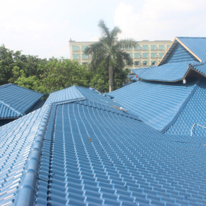 Waterproof ASA Synthetic Resin Spanish Roof Tiles 1050mm Width for House Hotel Villa - Product Image 3