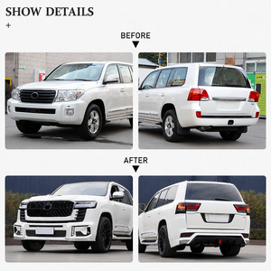ชุดแต่ง Land Cruiser LC200 <span class=keywords><strong>ราคา</strong></span>โรงงาน สำหรับ <span class=keywords><strong>Toyota</strong></span> Land Cruiser LC200 อัพเกรดเป็นสไตล์ LC300 ชุดแต่งกันชนหน้าและกระจังหน้า - Product Image 3