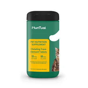 Huisdier Gezondheid Voeding Gezondheidszorg Supplement Chelated Sporenelement Tabletten Voor Hond En Kat