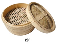 Panier de cuisson en bambou écologique biodégradable chinois Dim Sum, panier à vapeur fait à la main 5 8 10 pouces ensemble de cuiseurs à vapeur en bambou