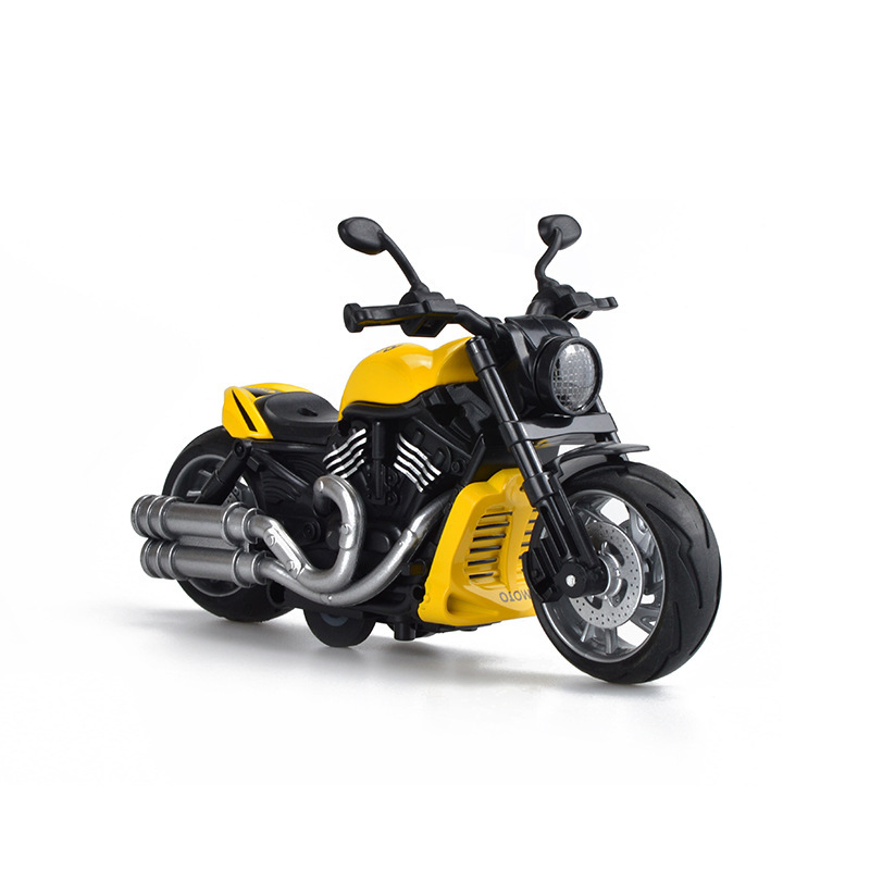 HARLEY en alliage jaune [édition Pull Back]