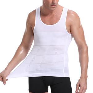 Corsé adelgazante para hombre, chaleco de compresión, Control de Abdomen, vientre, cintura delgada, ropa interior deportiva, 6311 - Product Image 2