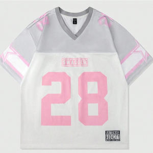 Camiseta de Manga Corta de Moda para Hombre, Personalizable con Estampado Digital 3D, Estilo Rugby, Holgada, Cultura Urbana, Hip-Hop - Product Image 3